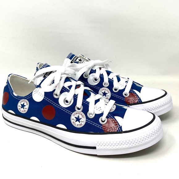 Converse Chuck Taylor Sneakers Women's AS Low Top Court Blue Canvas Size 167860C - Picture 4 of 10